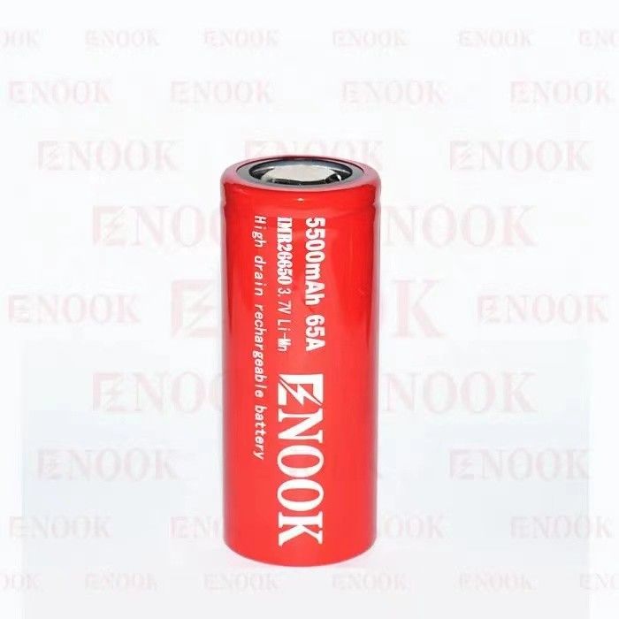5500mAh 3.7V bateria de íons de lítio 26650 recarregável 18650 bateria de alto dreno