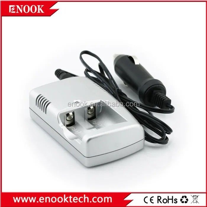 Plástico 18650 Carregador de bateria Li-Ion inteligente Alto-falantes Alimentados Cor Prateada