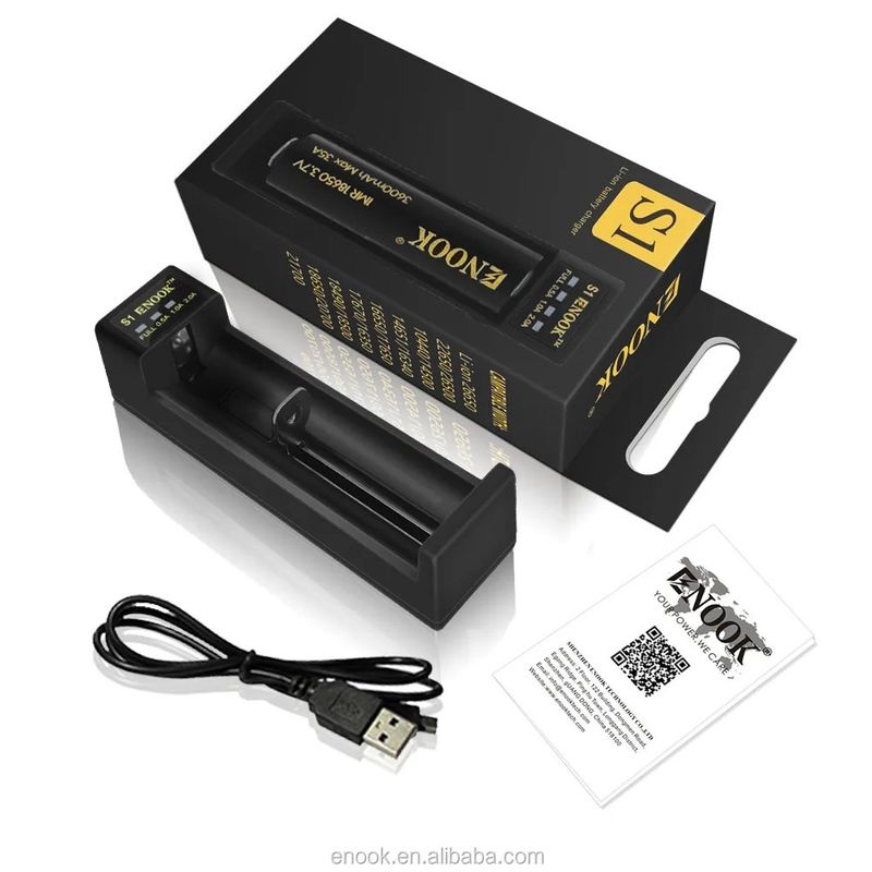 Carregador de baterias de iões de lítio de 4,2 V DC Carregador multi-inteligente com corrente de 2A 1A 0,5A