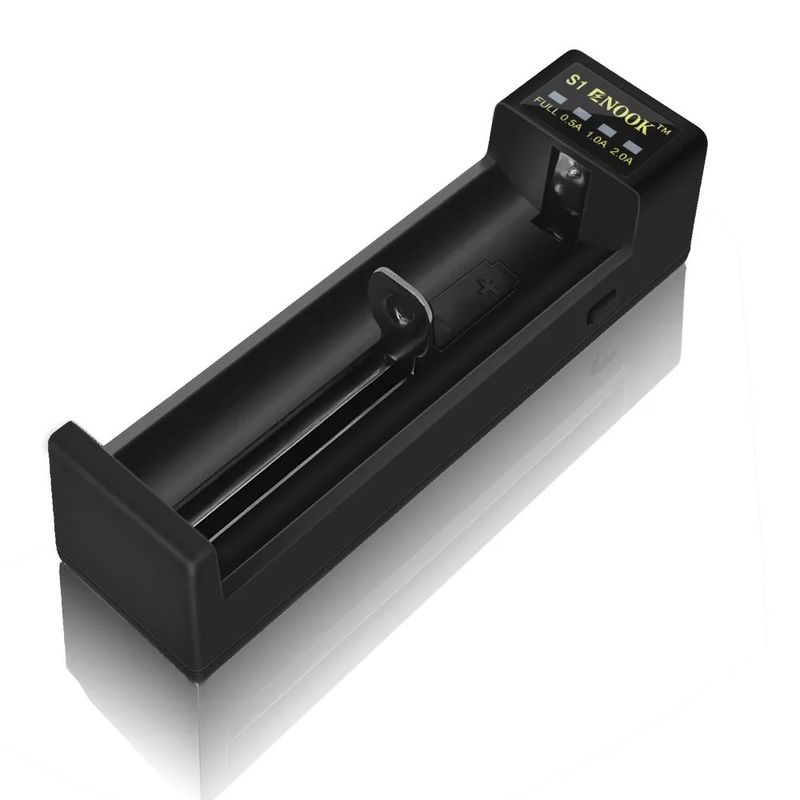 Carregador de baterias de iões de lítio de 4,2 V DC Carregador multi-inteligente com corrente de 2A 1A 0,5A