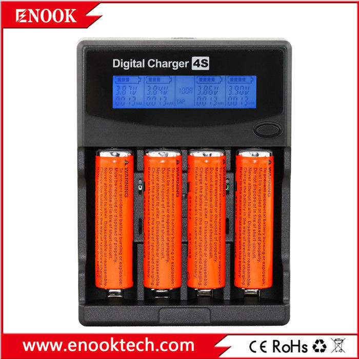Smart 4 Slots AA AAA Carregador de bateria DC3.6V / 3.7V Carregador de bateria recarregável