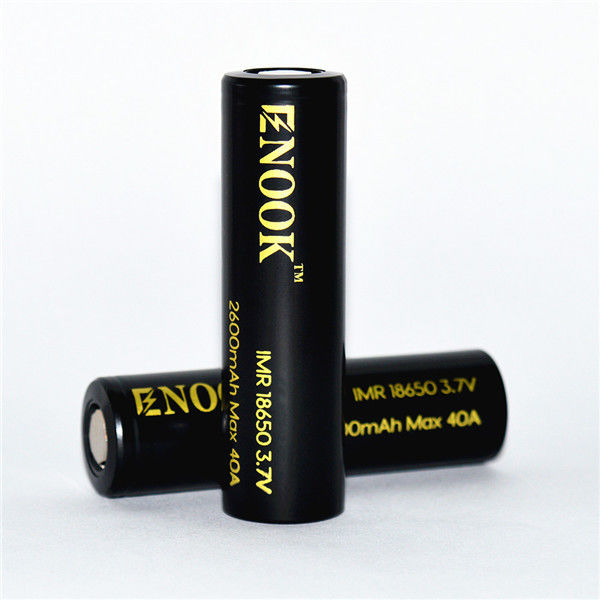 Enook taxa de descarga alta 18650 bateria globo enook 18650 2600mAh 40A 18650 bateria de íons de lítio