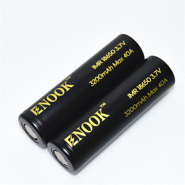 Produtor 3.7V Célula recarregável Enook 18650 3200mAh MAX 30A Cdr20 Bateria de lítio de íons de lítio