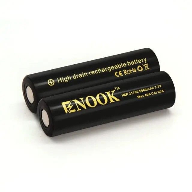 Enook 21700 5000mAh Max 40A bateria recarregável de 3,7V para bateria de pacote venda a quente em PH
