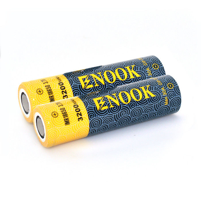 18650 Célula de bateria de íons de lítio 3200mAh 3.7V Alta taxa de descarga para laptop