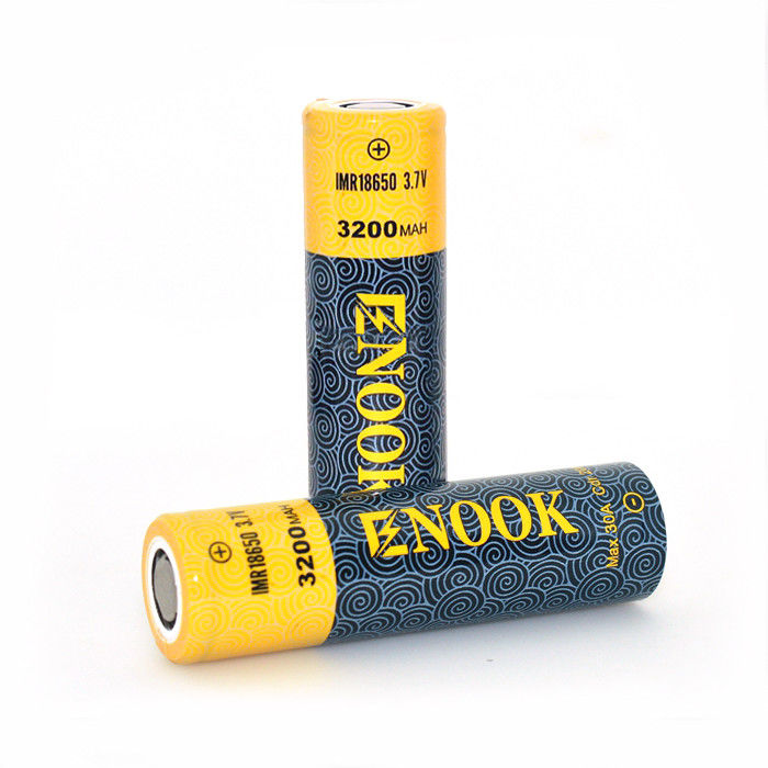 18650 Célula de bateria de íons de lítio 3200mAh 3.7V Alta taxa de descarga para laptop