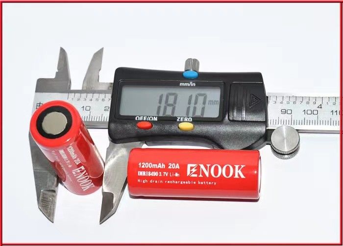 18490 1200mAh enook 20A 3.7v para bicicleta elétrica 18490 bateria recarregável bateria PK agm 12V