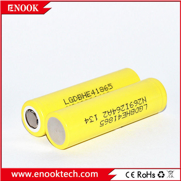 Bateria HE4 por grosso, ICR18650HE4 18650 2500mAh bateria he4 de 3,6 V, he2 35Amps 18650 bateria de polímero de íons de lítio de 3,7 V