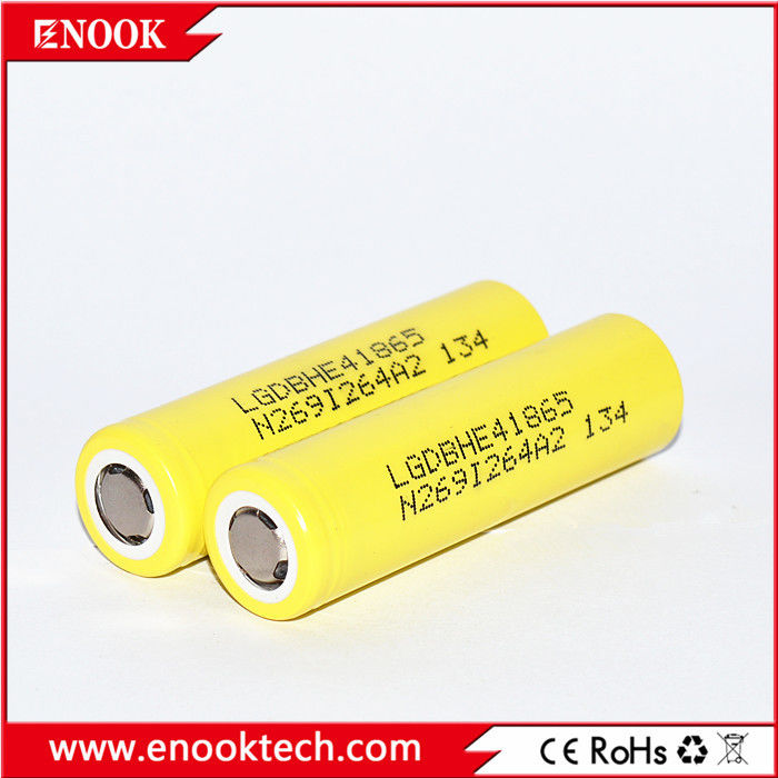Bateria HE4 por grosso, ICR18650HE4 18650 2500mAh bateria he4 de 3,6 V, he2 35Amps 18650 bateria de polímero de íons de lítio de 3,7 V