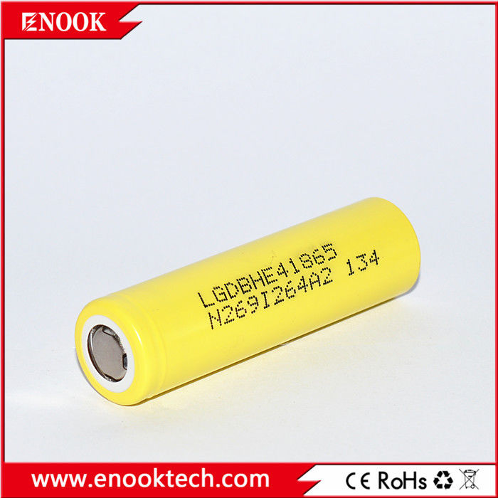 Bateria HE4 por grosso, ICR18650HE4 18650 2500mAh bateria he4 de 3,6 V, he2 35Amps 18650 bateria de polímero de íons de lítio de 3,7 V