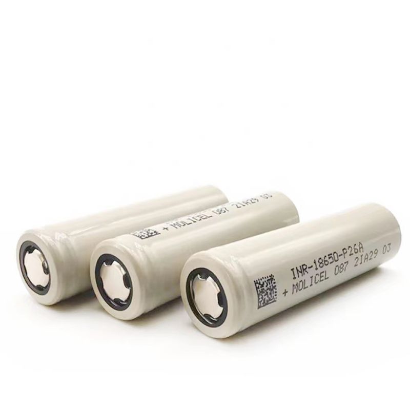 Por grosso Célula de alto desempenho 3.7v I Molicel 3.7v 2600mah 18650 P26A Bateria recarregável para eletrônicos de consumo