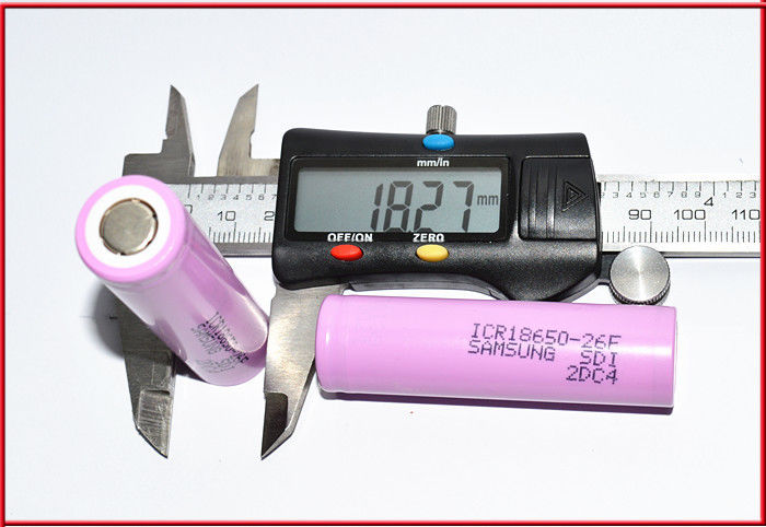 SAM ICR18650 26F 2600mAh 26JM 26J 26H 3.6V 18650 2600mAh bateria de lítio 510 bateria de linha