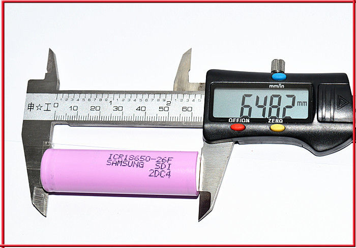 SAM ICR18650 26F 2600mAh 26JM 26J 26H 3.6V 18650 2600mAh bateria de lítio 510 bateria de linha