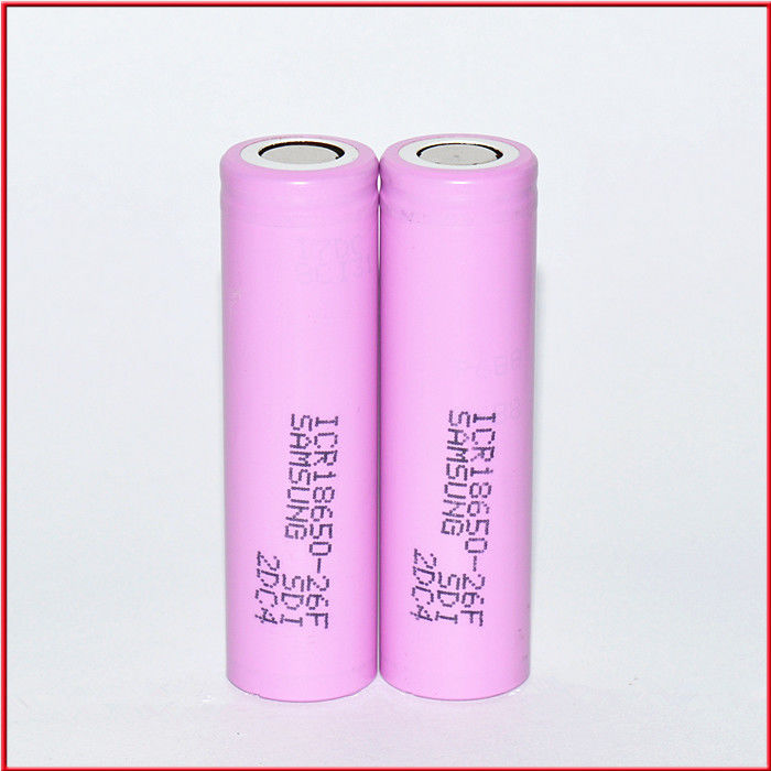 SAM ICR18650 26F 2600mAh 26JM 26J 26H 3.6V 18650 2600mAh bateria de lítio 510 bateria de linha