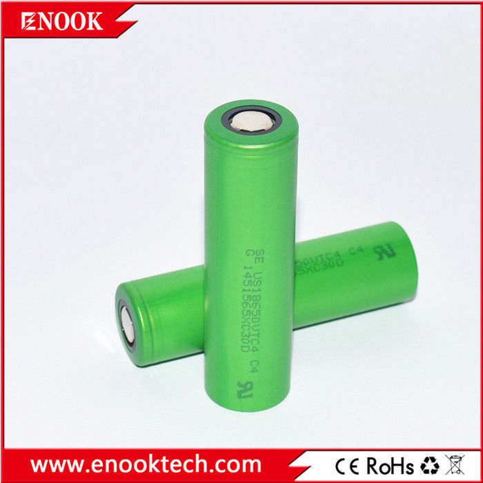 Bateria de bicicleta eletrônica 3.6V 18650 US18650VTC4 2100mAh 18650 30A Max Bateria de chave de fenda contínua Para a Sony