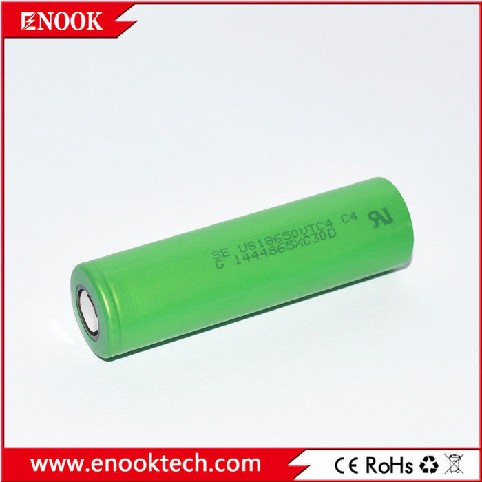 Bateria de bicicleta eletrônica 3.6V 18650 US18650VTC4 2100mAh 18650 30A Max Bateria de chave de fenda contínua Para a Sony