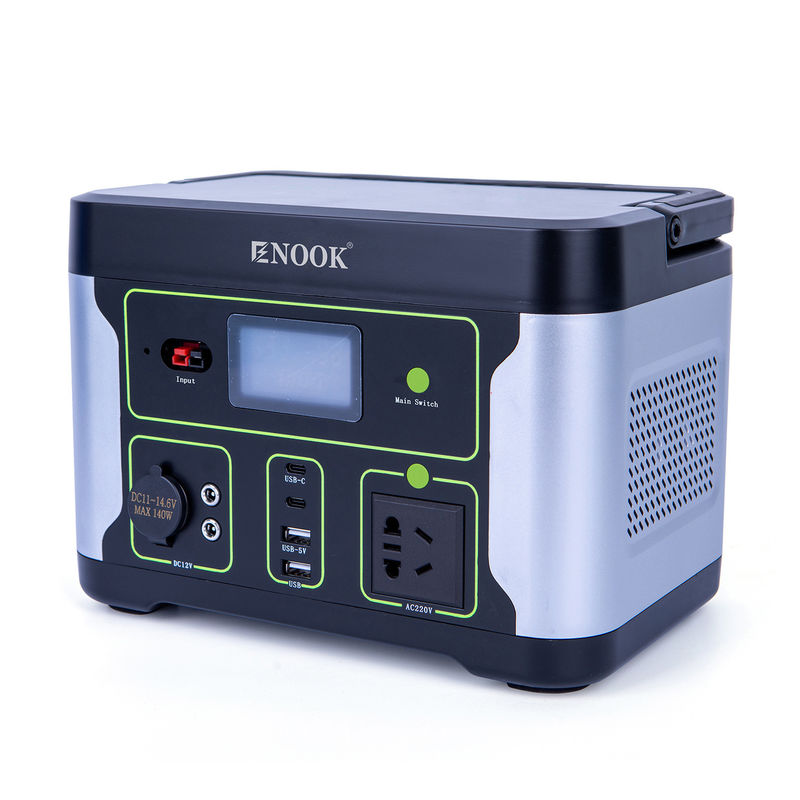 Estações de energia portáteis LiFePO4 de 500W Bateria de armazenamento de energia para o lar para computadores portáteis