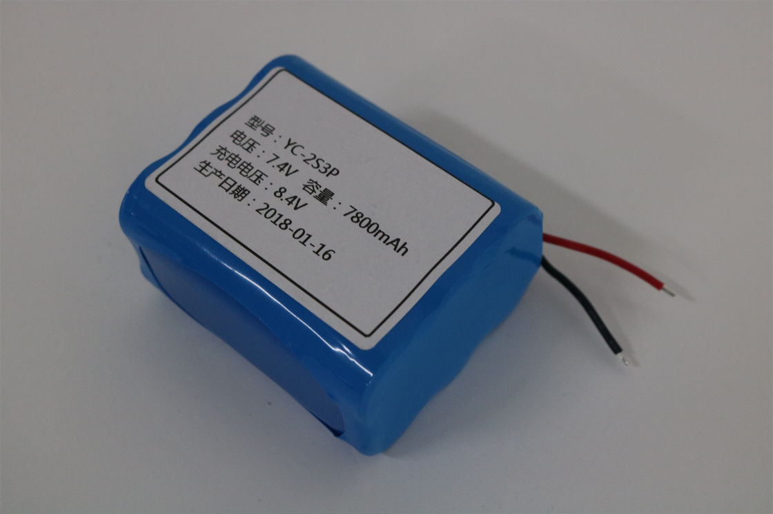 7.4 V 7800mah Bateria de iões de lítio para bicicleta e automóvel elétrico