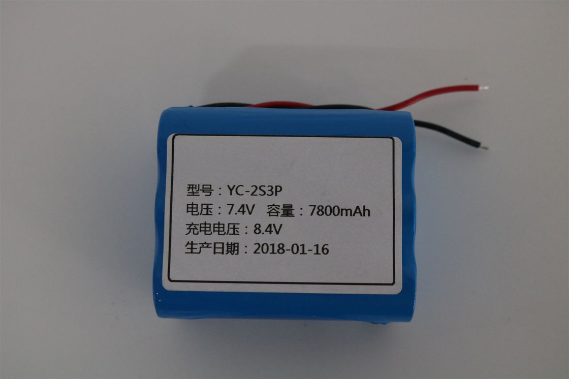 7.4 V 7800mah Bateria de iões de lítio para bicicleta e automóvel elétrico