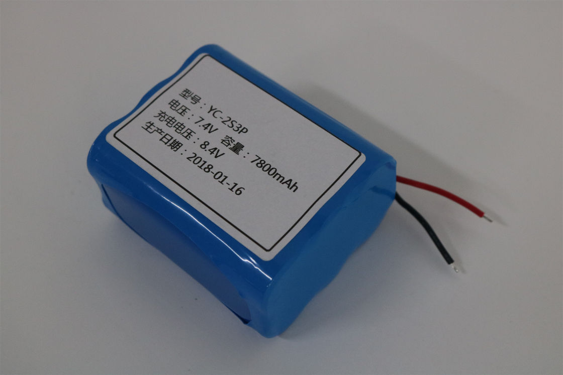 7.4 V 7800mah Bateria de iões de lítio para bicicleta e automóvel elétrico