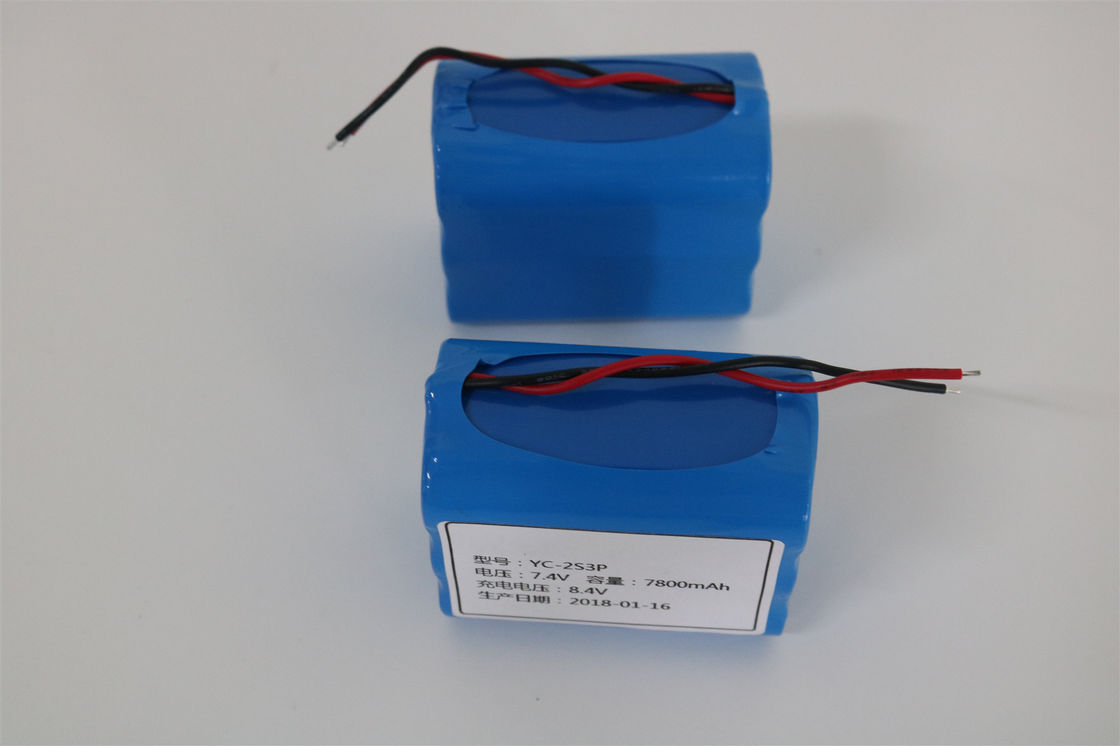 7.4 V 7800mah Bateria de iões de lítio para bicicleta e automóvel elétrico