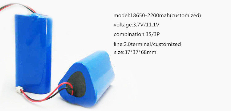 3S3P 18650 Bateria de íons de lítio 2200mah 3.7V 11.1V Para ferramentas elétricas