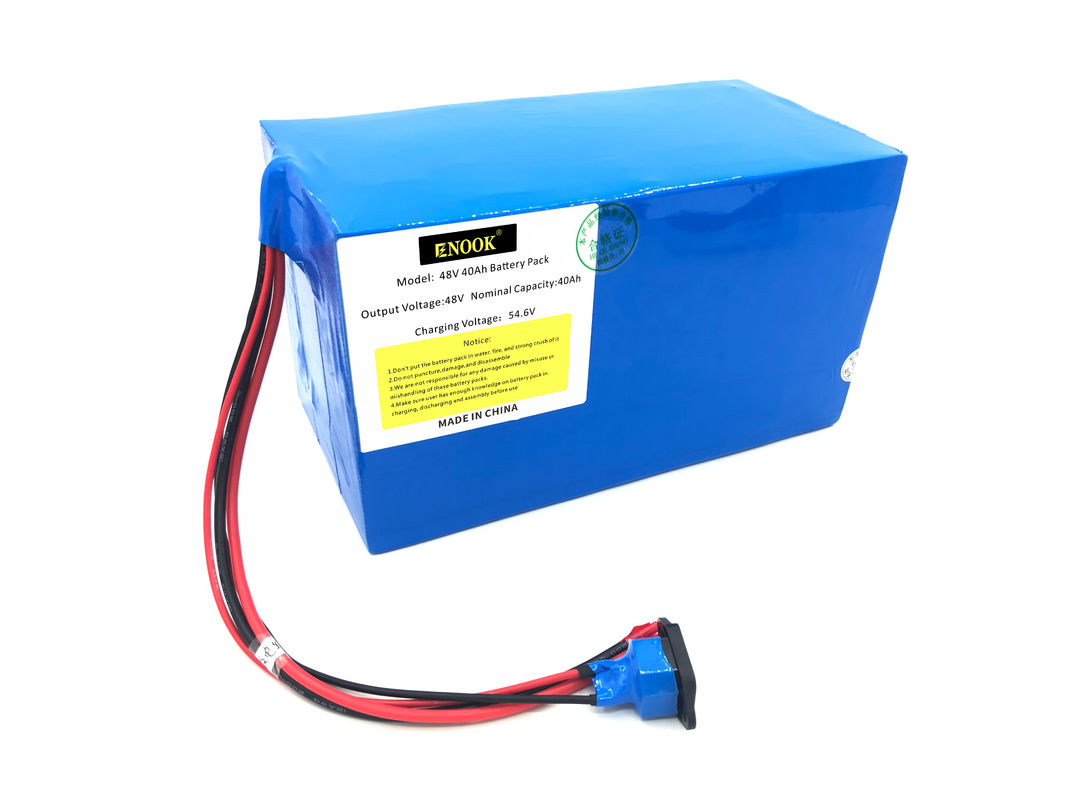 Enook Azul Tipo 48v 40ah Bateria de Íons de Lítio Para E Bike Personalizada