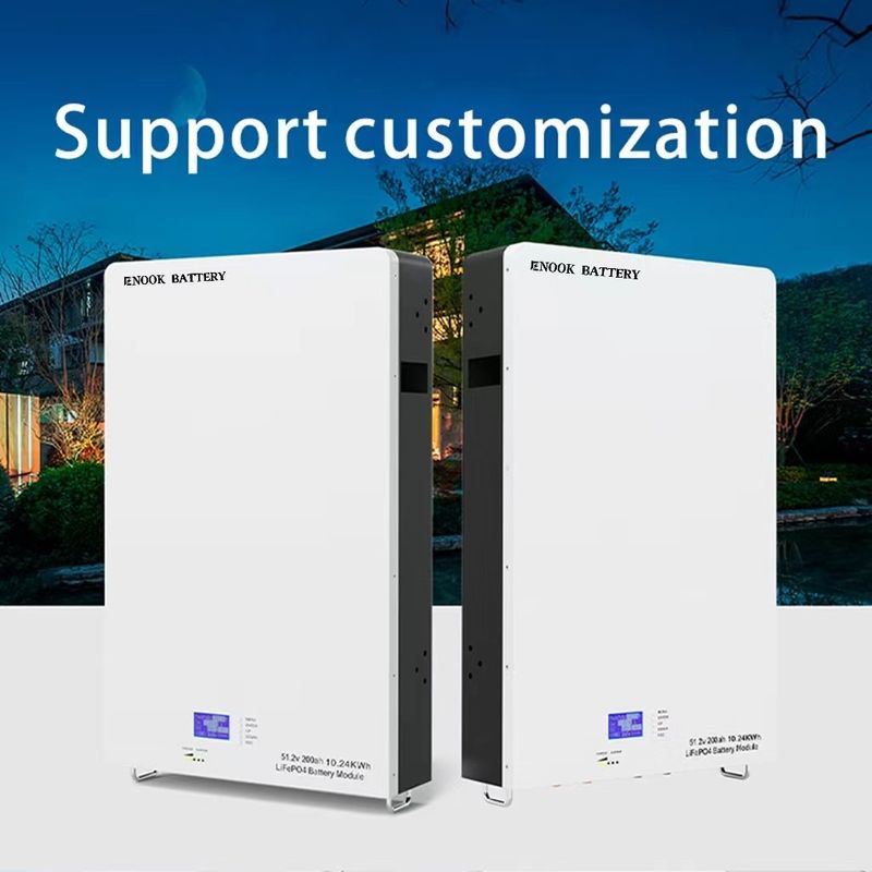 51.2V Bateria de armazenamento de energia doméstica LFP LiFePO4 Bateria solar para inversor híbrido