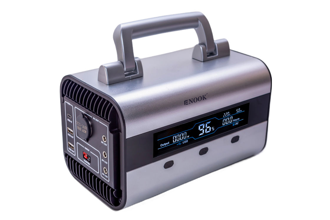 China Fábrica AC 500Wh LiFePo4 Bateria Acampamento ao ar livre 500w 1000W Gerador Portátil Central de Energia