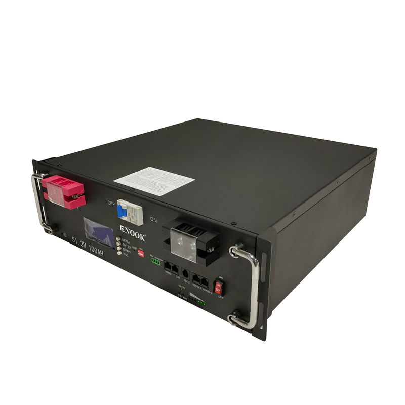 Grau A 51.2v Bateria de rack de servidor Lifepo4 Baterias de montagem de parede 48V