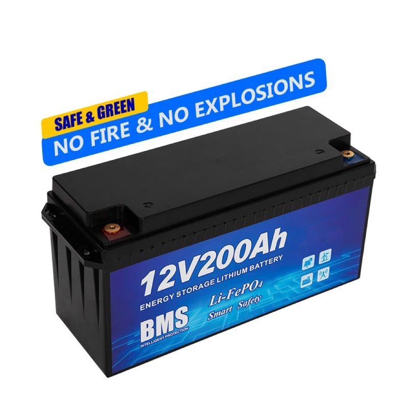 12V 24V LFP Baterias Li-Ion 50ah 100ah 150ah 200ah 300ah 400ah para Sistema de Armazenamento de Energia Solar