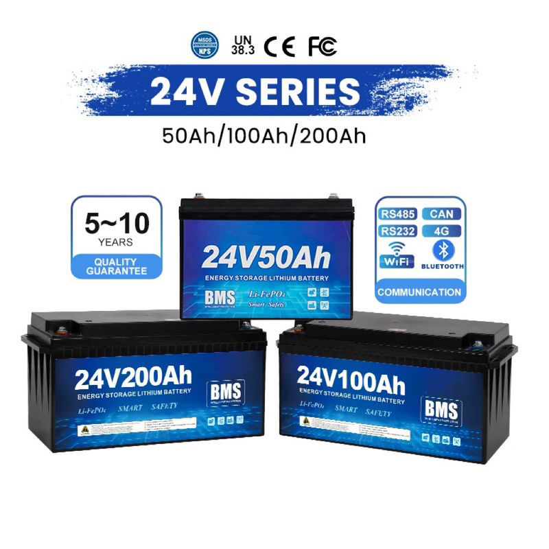 Pacote de bateria de íons de lítio de 24V 60V com corrente máxima de 240A 3s e tamanho da bateria 560x300x235mm