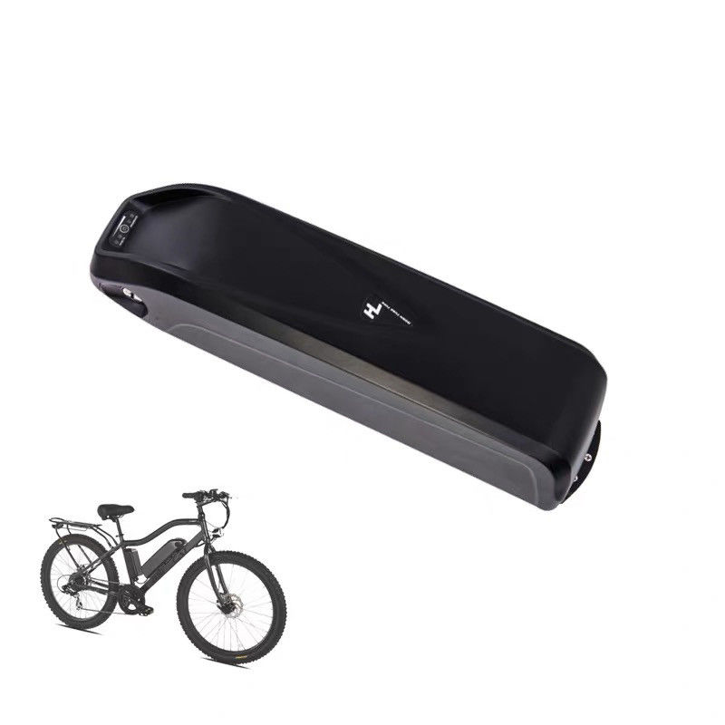 Bateria de iões de lítio de alta potência de tipo Hailong 48V 10Ah 15A 500W Para bicicleta elétrica