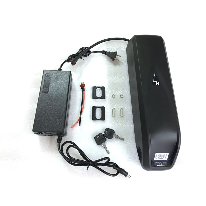 Bateria de iões de lítio de alta potência de tipo Hailong 48V 10Ah 15A 500W Para bicicleta elétrica