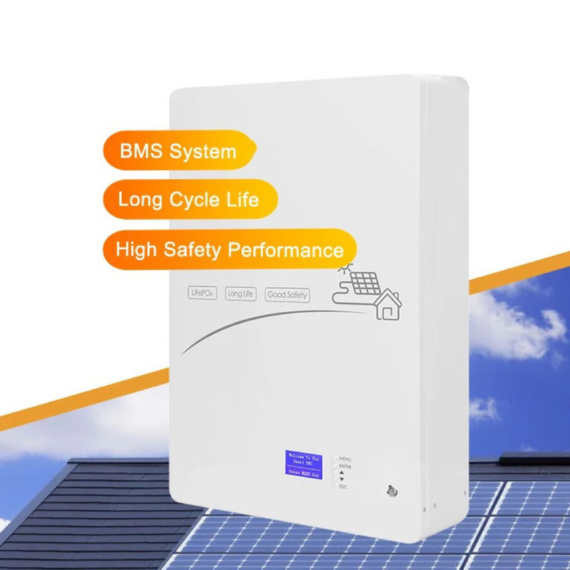 Enook Solar 5KWH 10KWH LifePO4 Bateria de lítio 24V 48V Energia solar 200Ah Power Wall Lifepo4 Pack