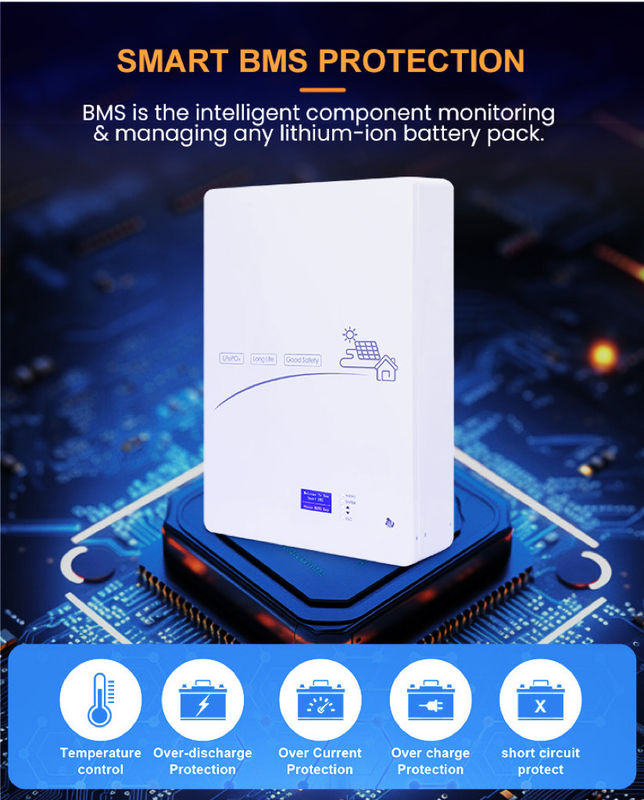 Enook Solar 5KWH 10KWH LifePO4 Bateria de lítio 24V 48V Energia solar 200Ah Power Wall Lifepo4 Pack