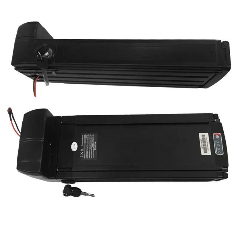 Eco-friendly Rear Rack E Bike Battery Pack Sliver Bateria de íons de lítio para bicicletas