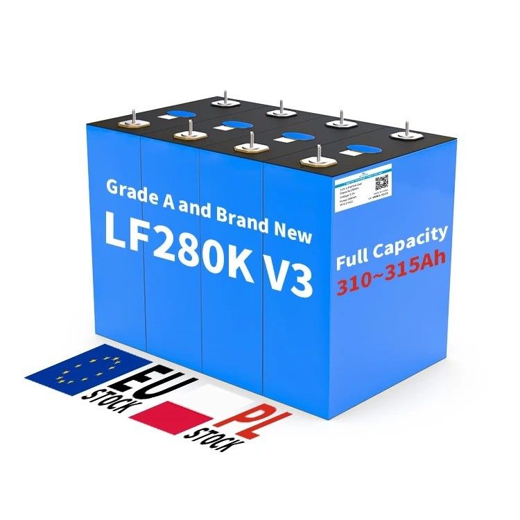 Bateria recarregável personalizável 3.2V 50Ah 280ah 320ah LifePo4 Bateria para RV Camping