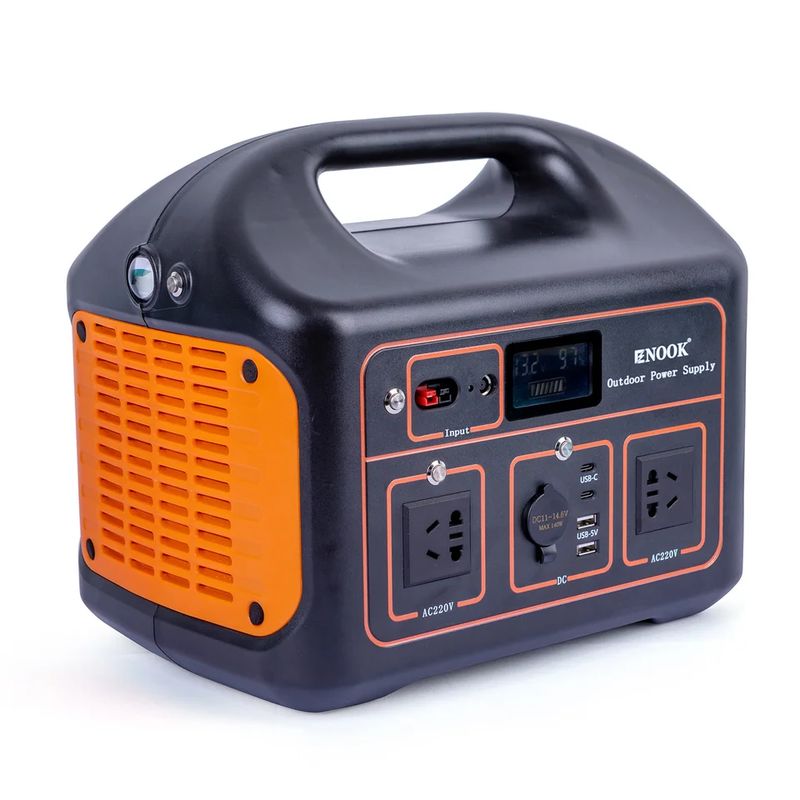 Estação de energia portátil de emergência ao ar livre 1000W Pure Sine Wave com adaptador AC